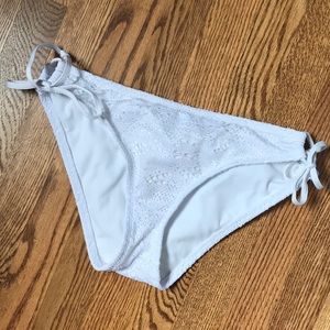 Mossimo White Bikini Bottoms